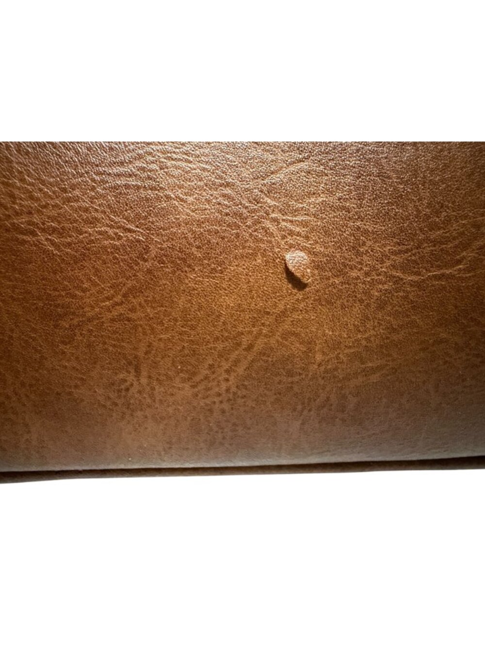 Portage Brown Faux Leather Messenger Bag Adjustable Strap Large Crossbody - Picture 10 of 10